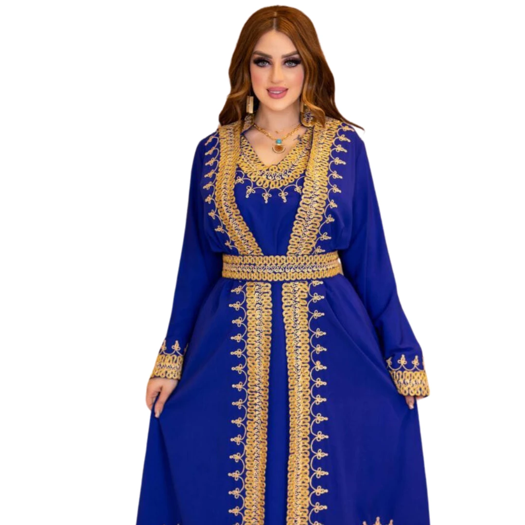 Embroidered caftan