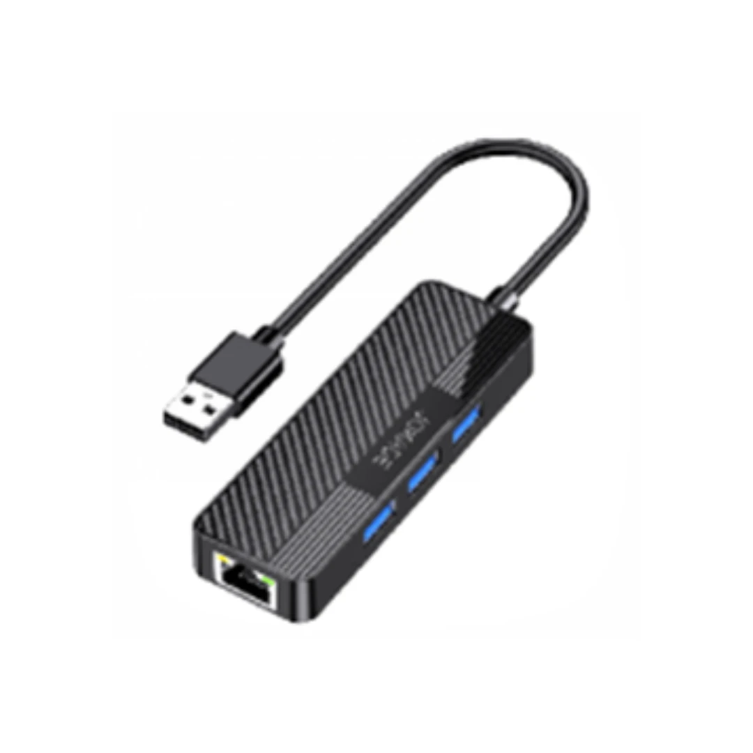 TUOHAI series 4-in-1 Gigabit network card converter (USB to USB3.0*3+RJ45) (L=0.