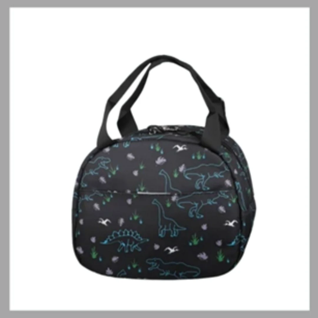 Dinosaur Thermal Reusable Waterproof Insulated Lunch Bag – Perfect for School, O