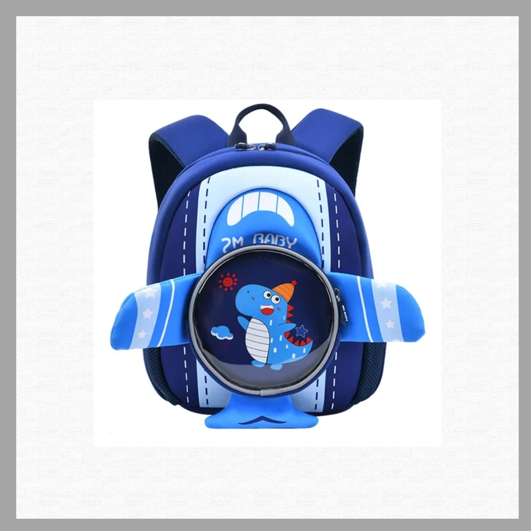 Dragon Kindergarten Backpack - Neoprene Cartoon Backpack for Kids