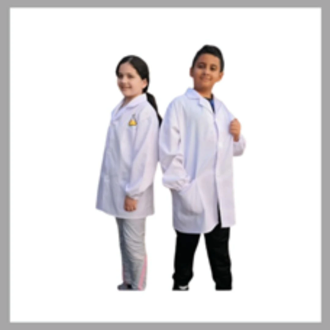Kids' Scientist Costume Lab Coat - White Lab Coat for Science Experiments & Dres
