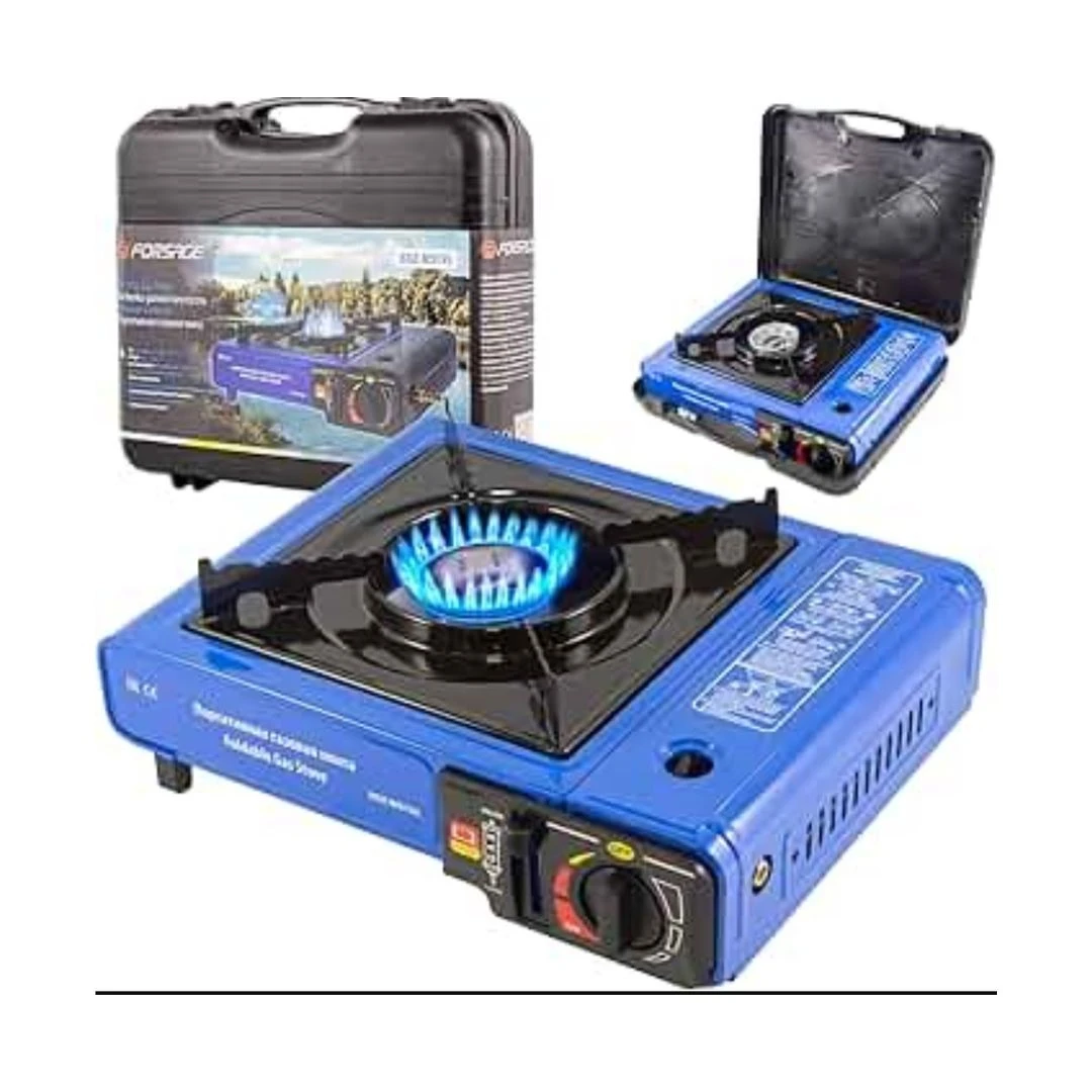 🔥 Portable Camping Gas Stove – Quick Ignition | Lightweight | Rust-Resistant | P