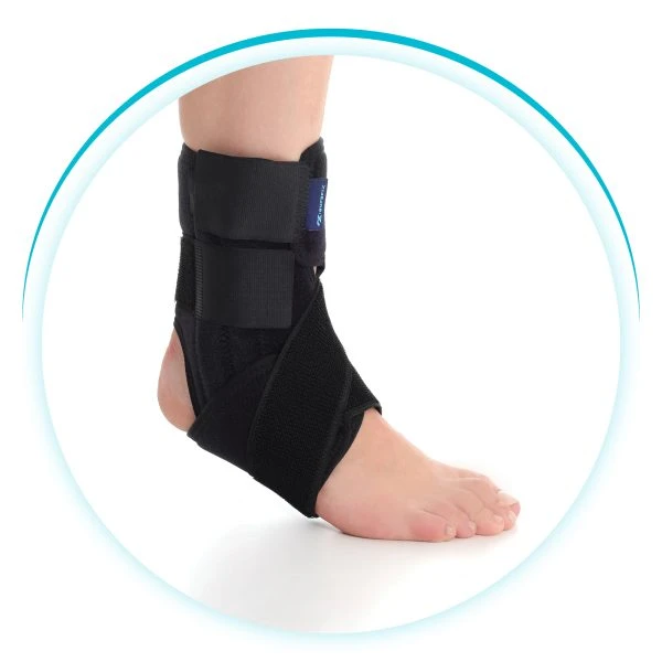 Standard Ligament Support Ankle Brace – Neoprene Ankle Stabilizer with Adjustabl