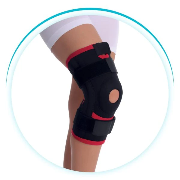 Patella Reinforced Knee Brace with Velcro Straps and Ligament Support – Enhanced