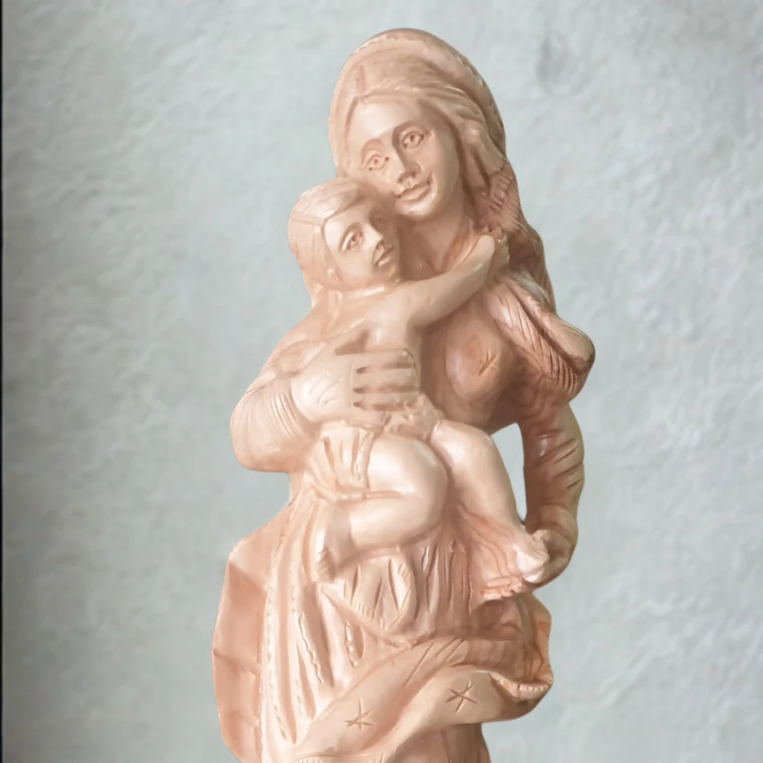 Our Lady of the Storm – 50 cm Religious Statue – Handmade in Bethlehem