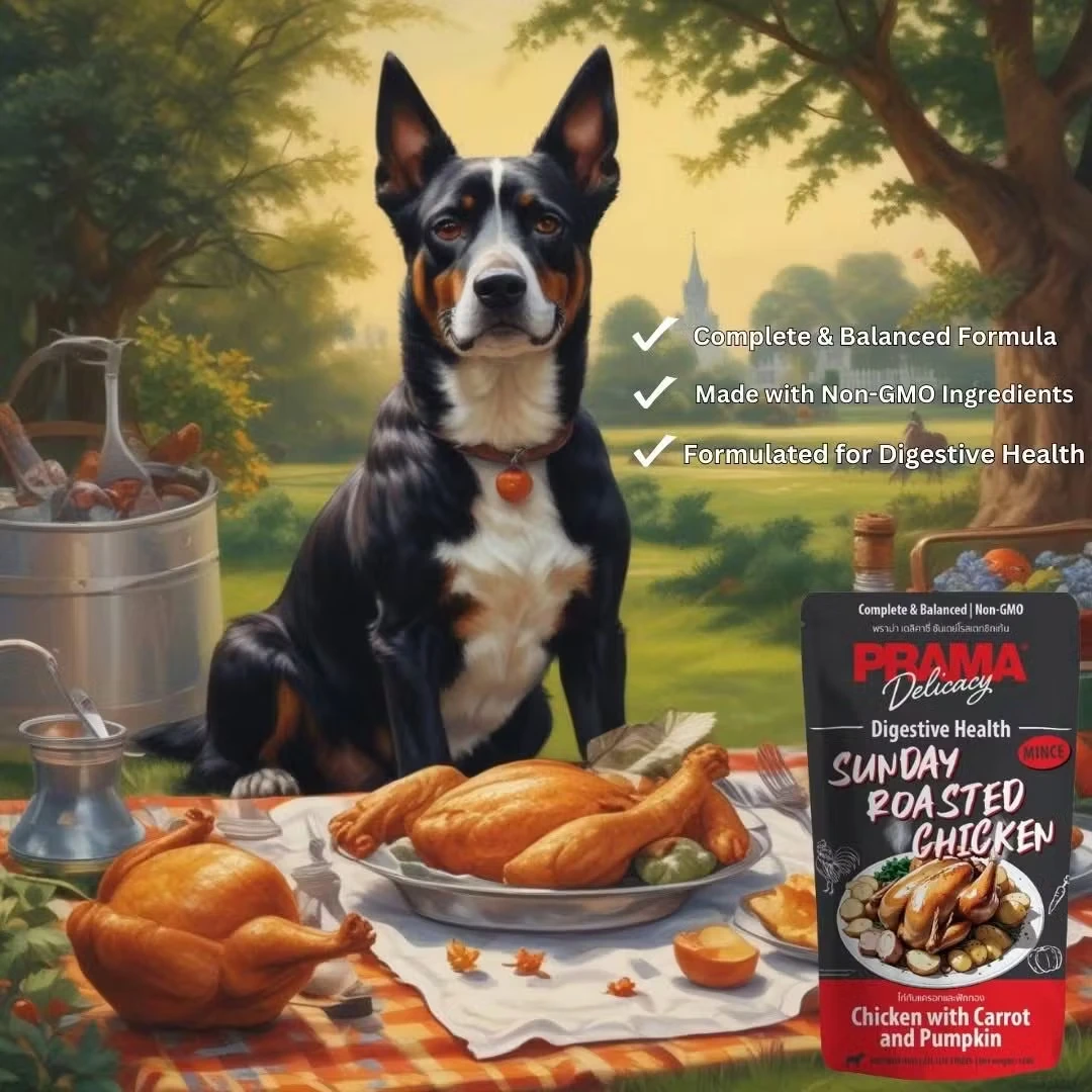 Prama Dog Wet Food 120g Sunday Roasted Chicken Carrot & Pumpkin