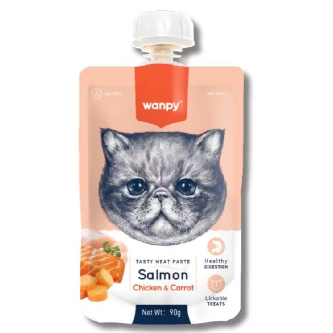 Wanpy Salmon Cat Treat Food 90 g