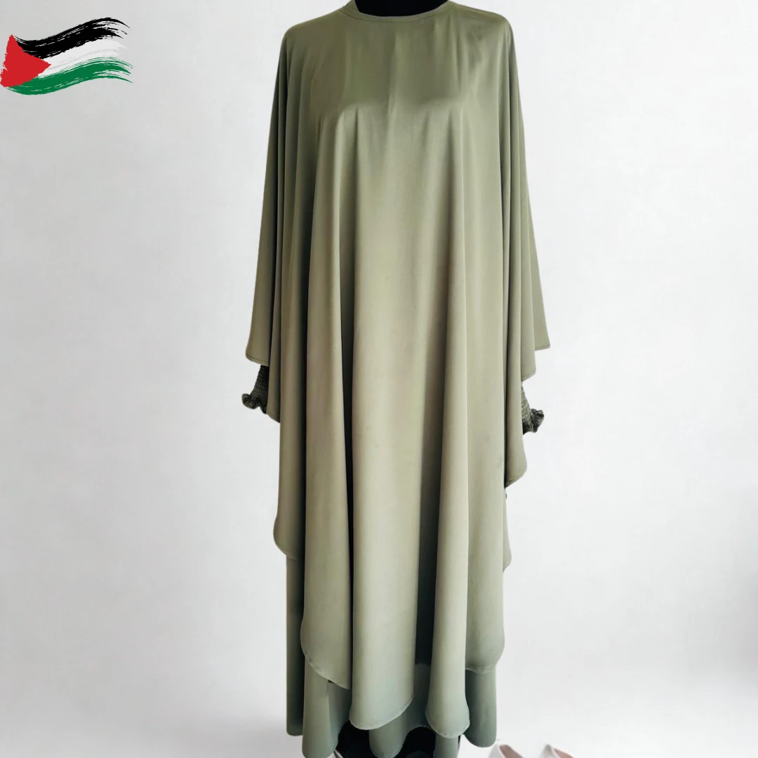 ✨ One Size – Two-Piece Set: Cape & Modest Dress ✨