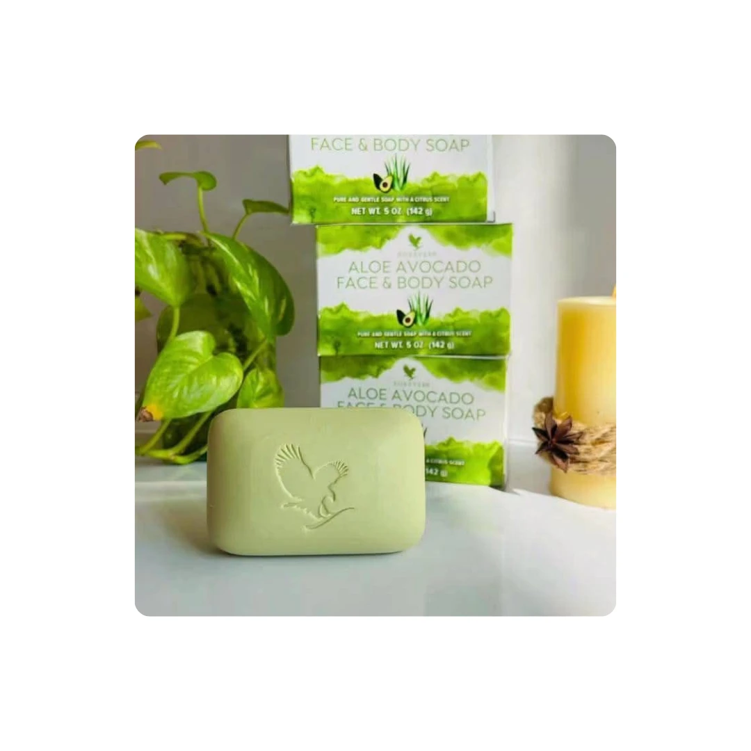 Aloe Avocado Face & Body Soap – Natural Plant-Based Soap for Soft, Hydrated, and