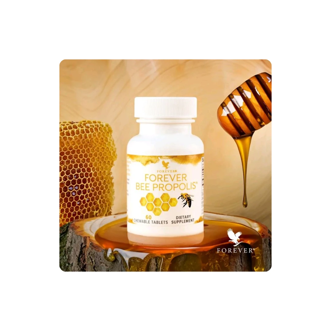 ✨ Forever® Bee Propolis – 60 Chewable Tablets | Natural Immune Support & Daily W
