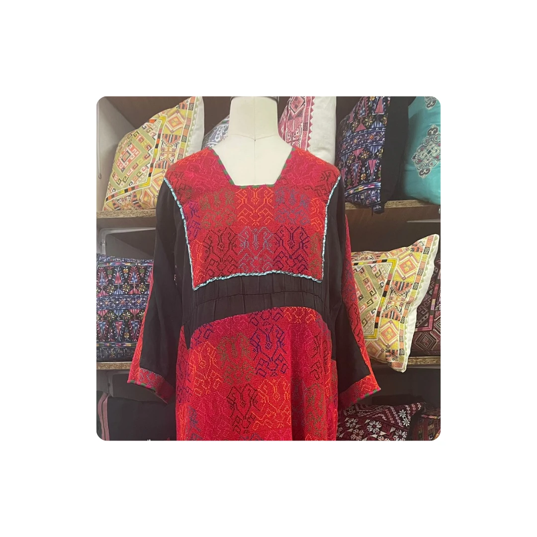 Hand-Embroidered Dress – Heritage of Jerusalem & Palestinian Craftsmanship