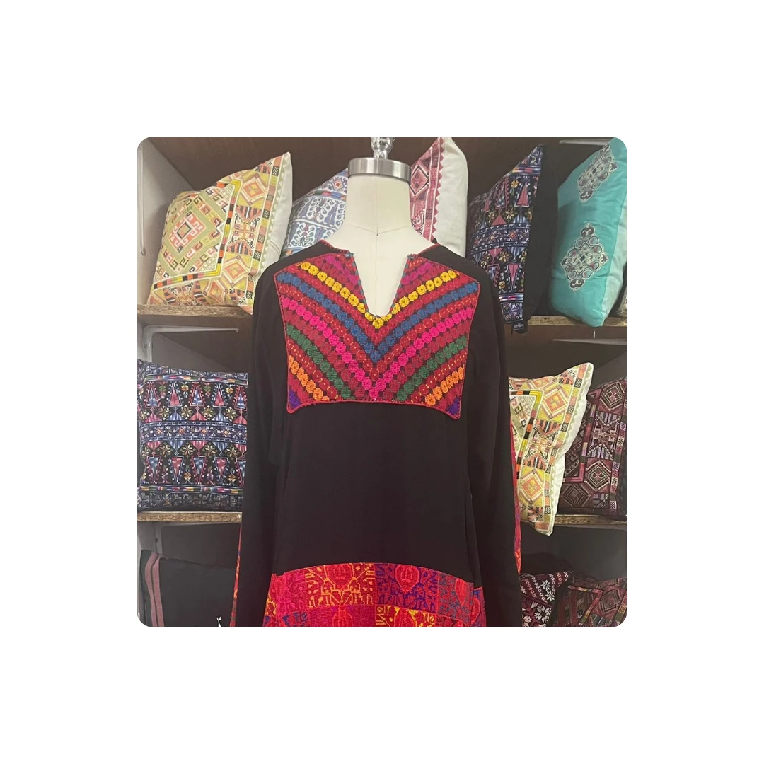 Hand-Embroidered Dress – Heritage of Jerusalem & Palestinian Craftsmanship