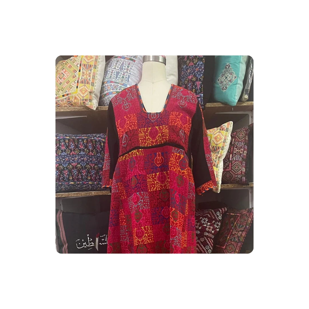 Hand-Embroidered Dress – Heritage of Jerusalem & Palestinian Craftsmanship