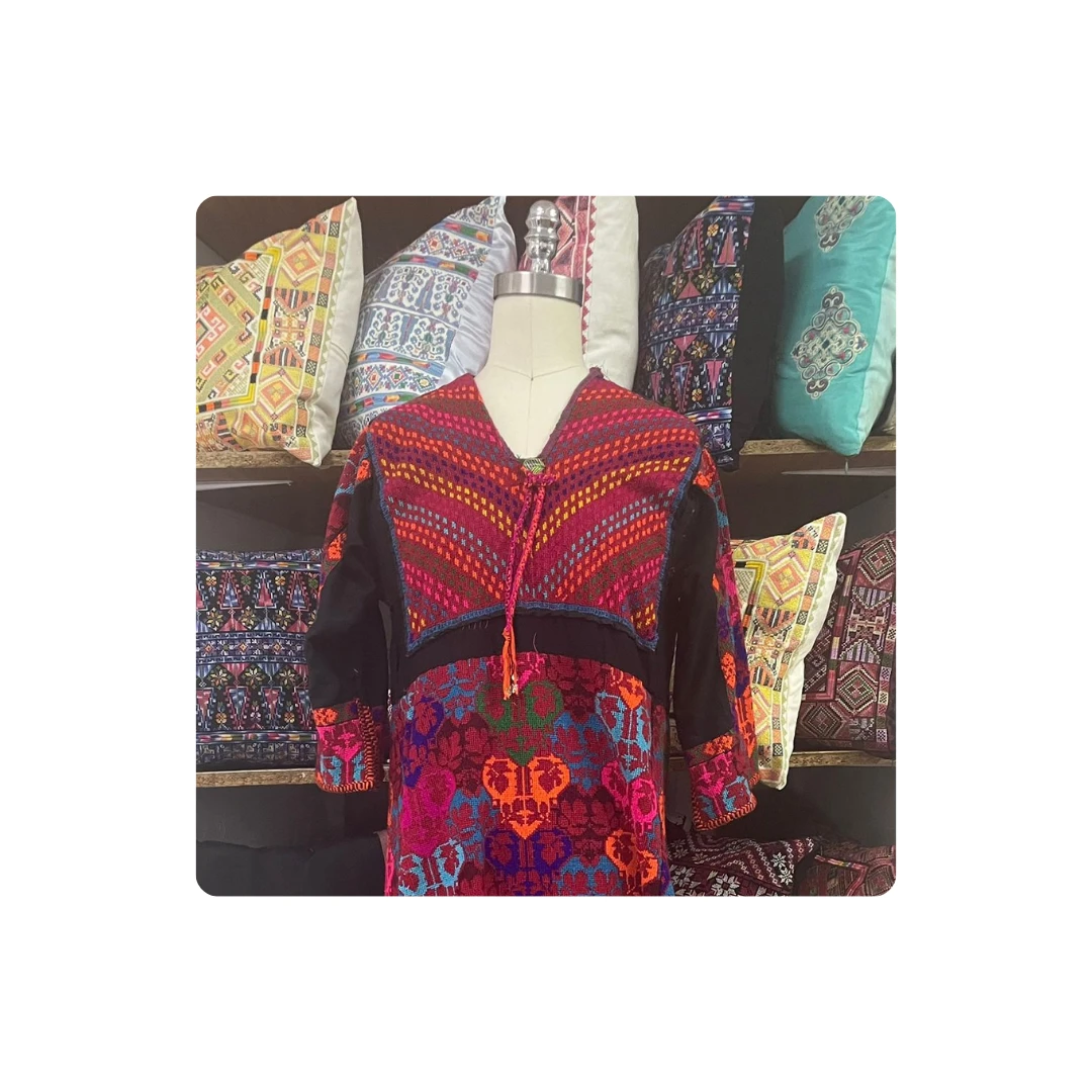 Hand-Embroidered Dress – Heritage of Jerusalem & Palestinian Craftsmanship