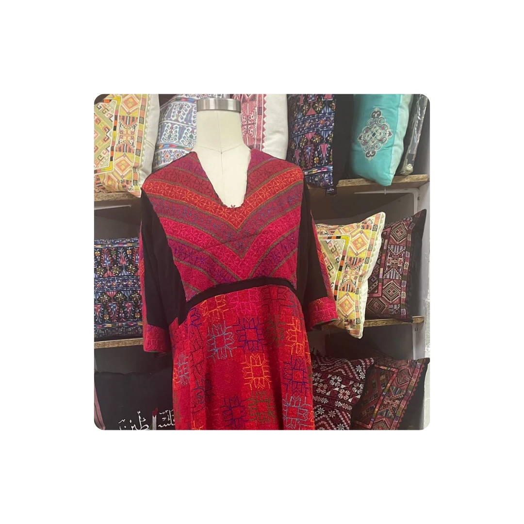 Hand-Embroidered Dress – Heritage of Jerusalem & Palestinian Craftsmanship