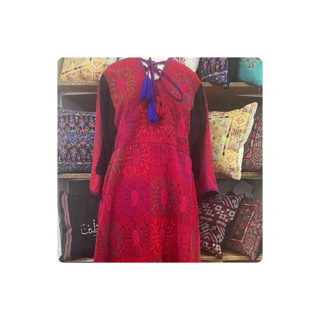 Hand-Embroidered Dress – Heritage of Jerusalem & Palestinian Craftsmanship