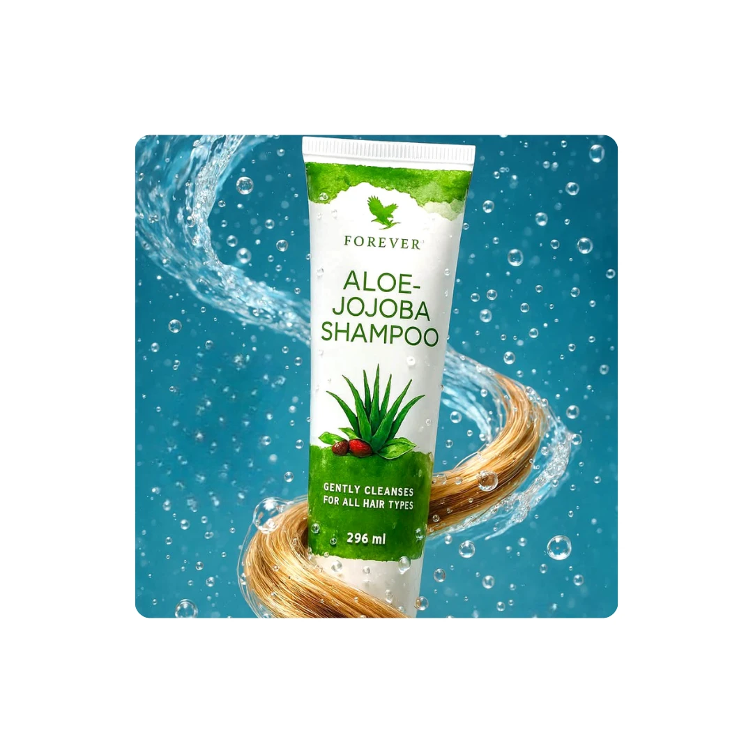 Forever Aloe-Jojoba Shampoo – Nourishing Plant-Based Shampoo with Aloe Vera & Jo