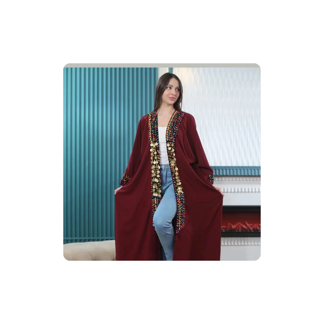 Velvet Abaya with Elegant Design and Soft Touch – Perfect for Special Occasions