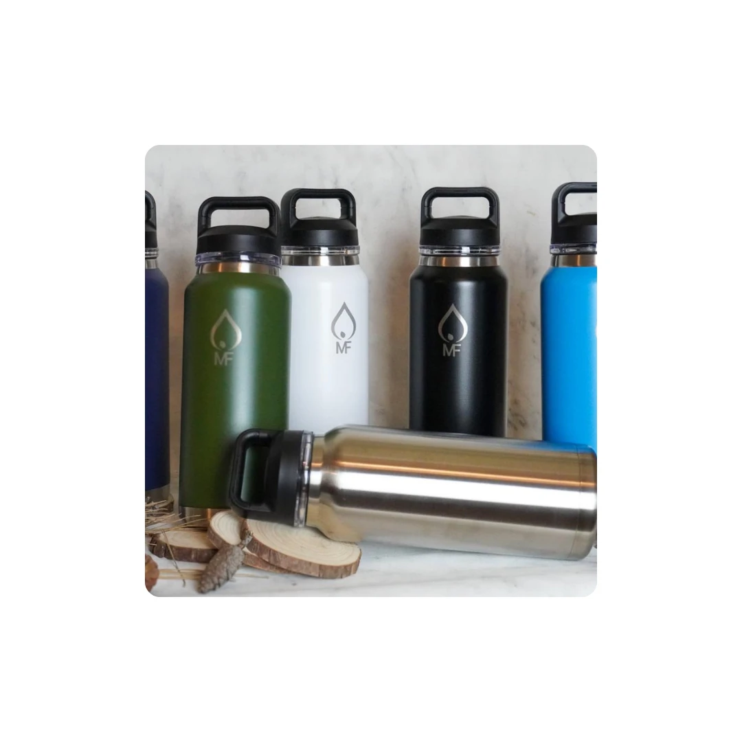 💧 1100ml Stainless Steel Water Bottle – Leak-Proof Lid & 24h Insulation