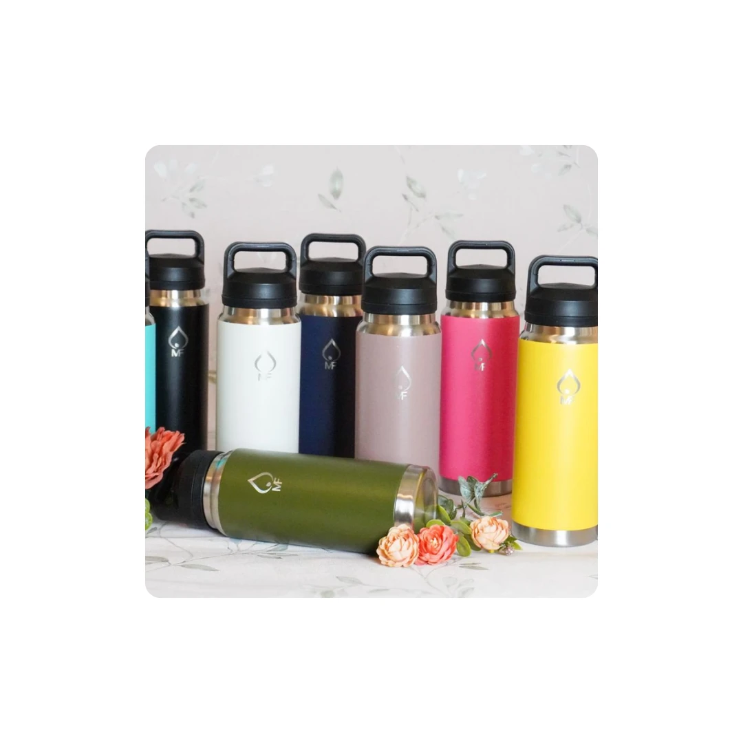 💧 800ml Stainless Steel Water Bottle – Compact, Leak-Proof & 24h Insulation