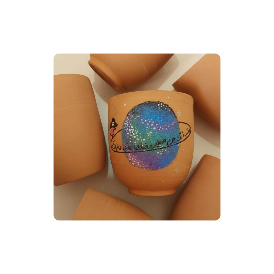 Handcrafted Ceramic Mug Made from Premium Italian Clay – 100% Hand-Made & Hand-P