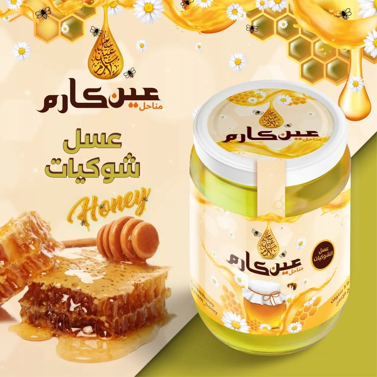 🍯 Natural Thistle Honey | Ain Karem Apiaries